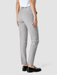 Essential Pants Tapered Light Grey Pinstriped