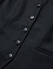 Women's Skye Long Vest Black