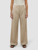 Women's Skye Pants Wide Sandy Beige Melange