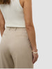 Skye Set Sandy Beige Melange Vest & Wide Pants