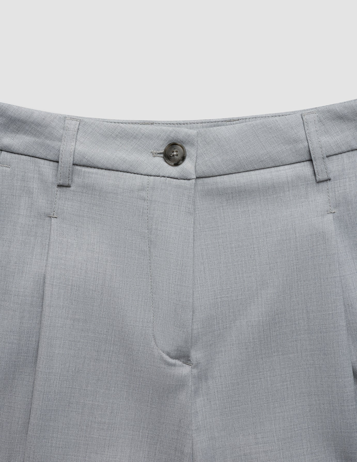 Skye Set Grey Pine Melange Long Vest & Shorts