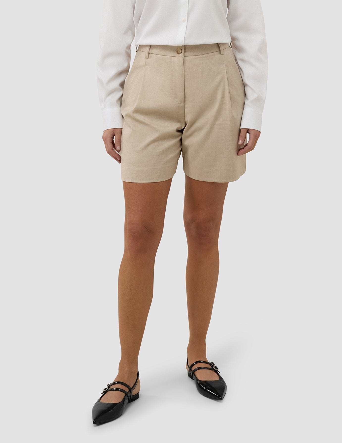 Women's Skye Shorts Sandy Beige Melange