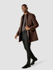 Wool Coat Brown Melange