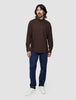 All-Day Oxford Shirt Dark Brown