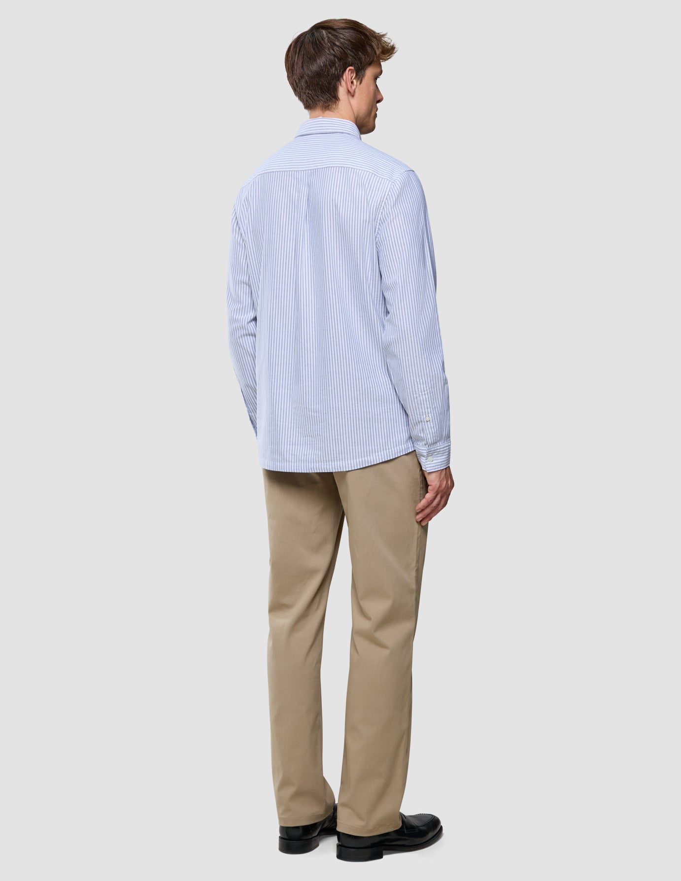 All-Day Oxford Shirt Navy Stripes