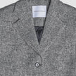 Ashryn Set Domino Herringbone Blazer and Short Skirt