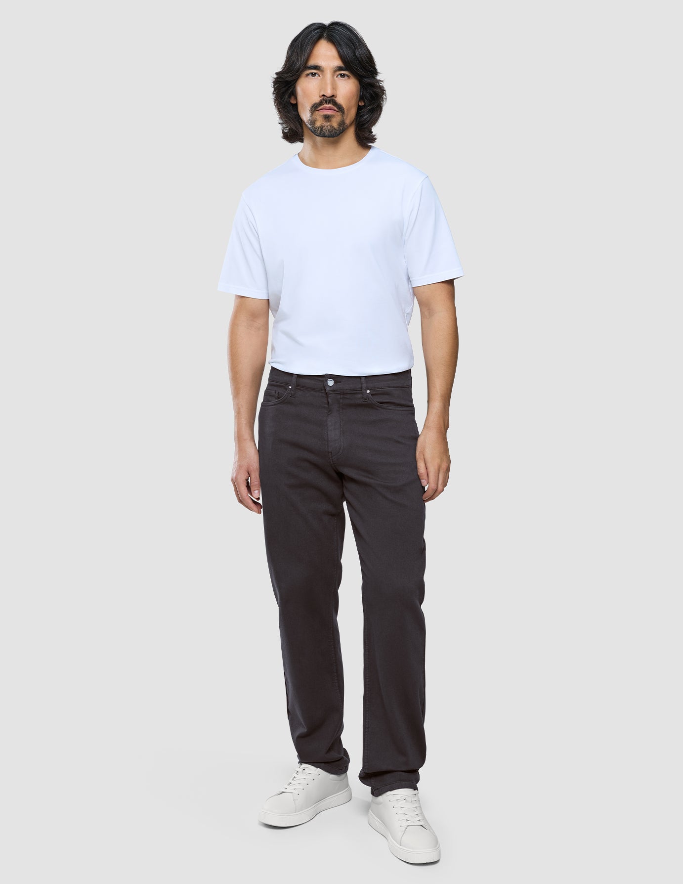 Classic 5-Pocket Pants Regular Dark Brown