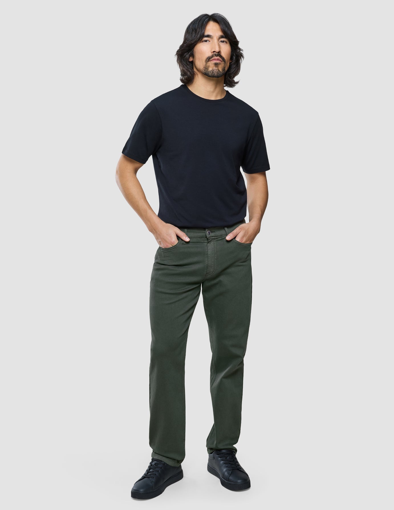 Classic 5-Pocket Pants Regular Green