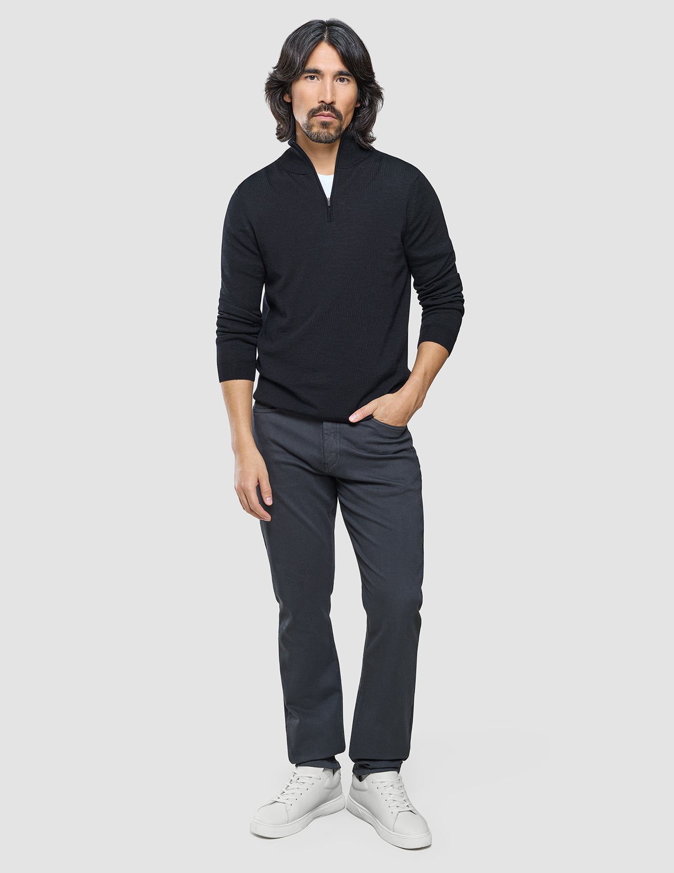 Classic 5-Pocket Pants Slim Dark Grey