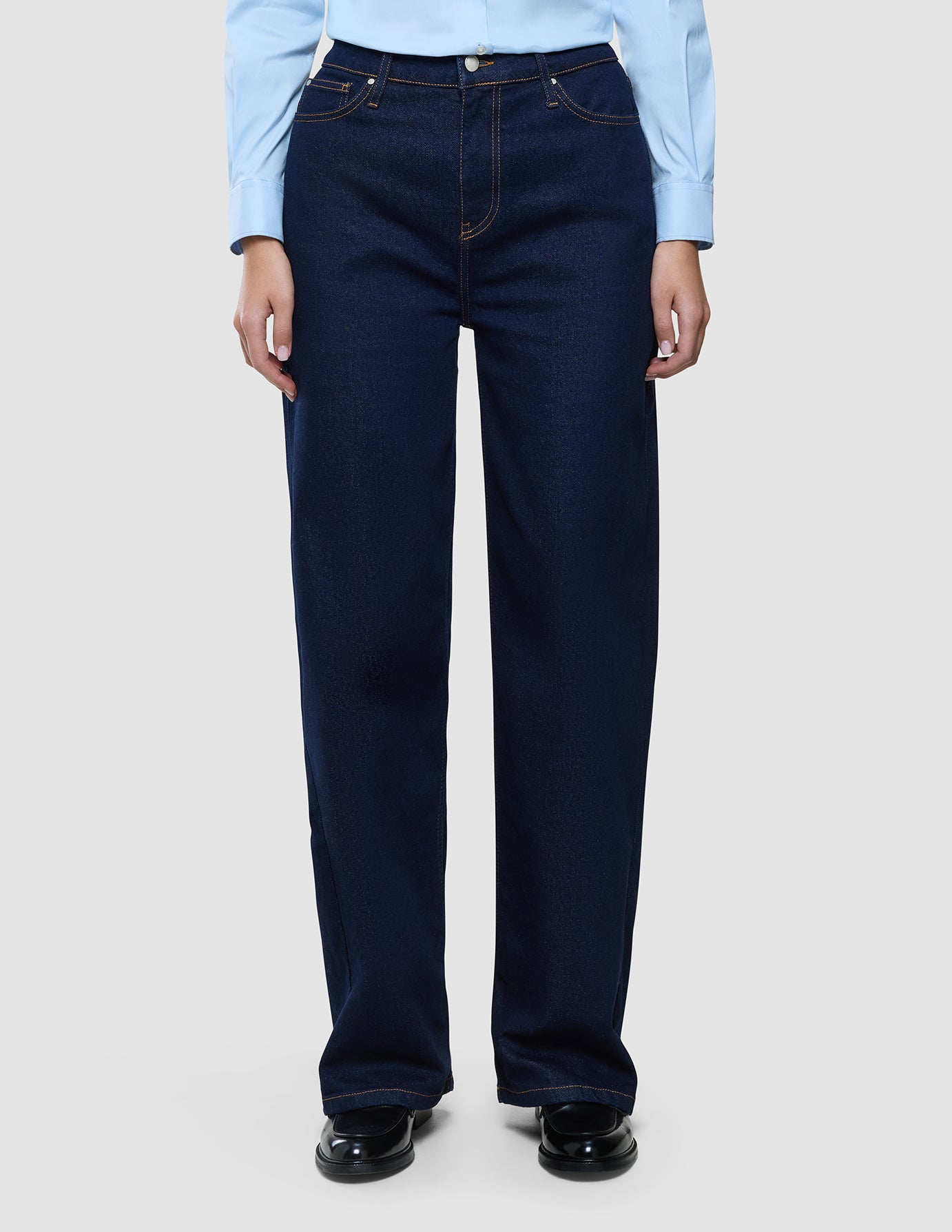 Women's Classic Jeans Relaxed Dark Blue