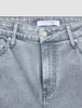 Women's Classic Jeans Straight Light Grey Washed