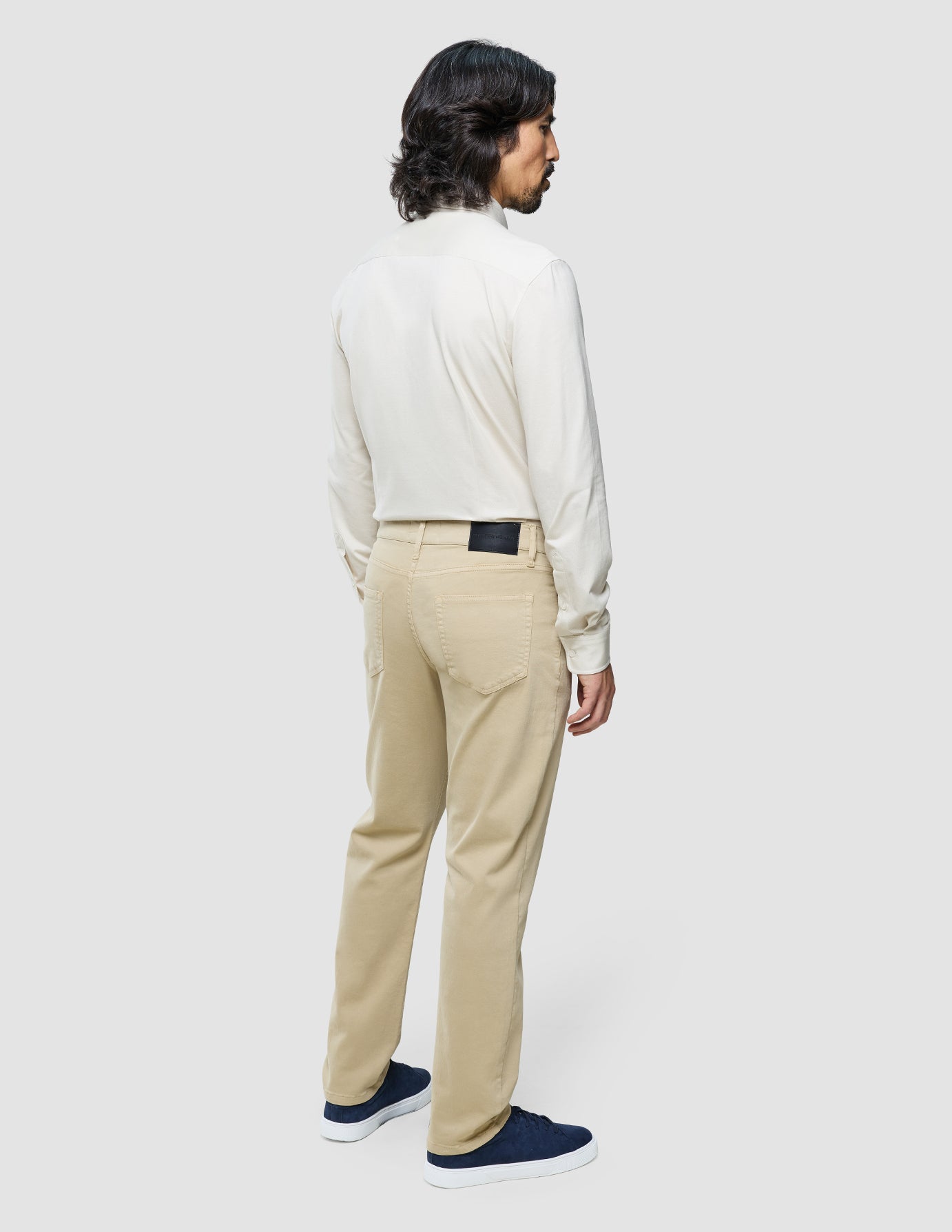 Classic Shirt Beige Twill Slim