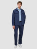 Classic Shirt Light Blue Herringbone Regular