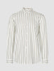 Classic Shirt Sand Herringbone Stripes Regular