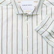 Classic Shirt Sand Herringbone Stripes Regular