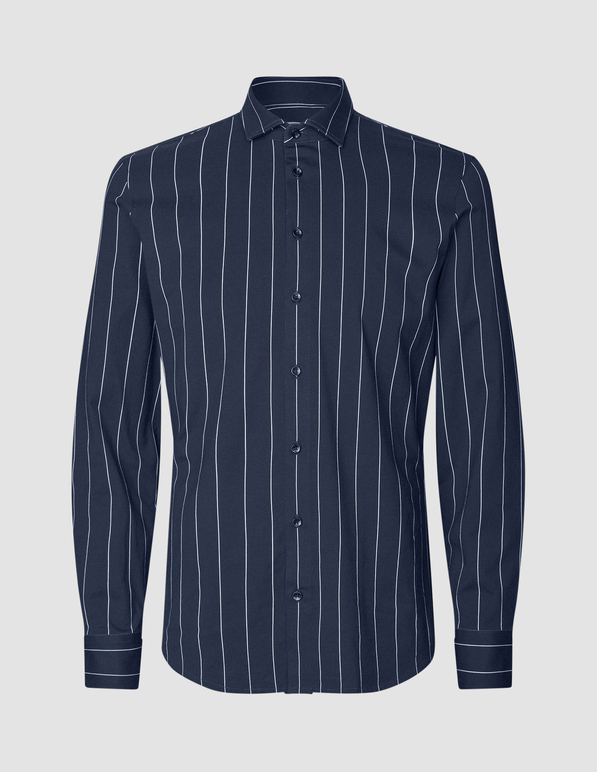 Classic Shirt Midnight Pinstripes Regular
