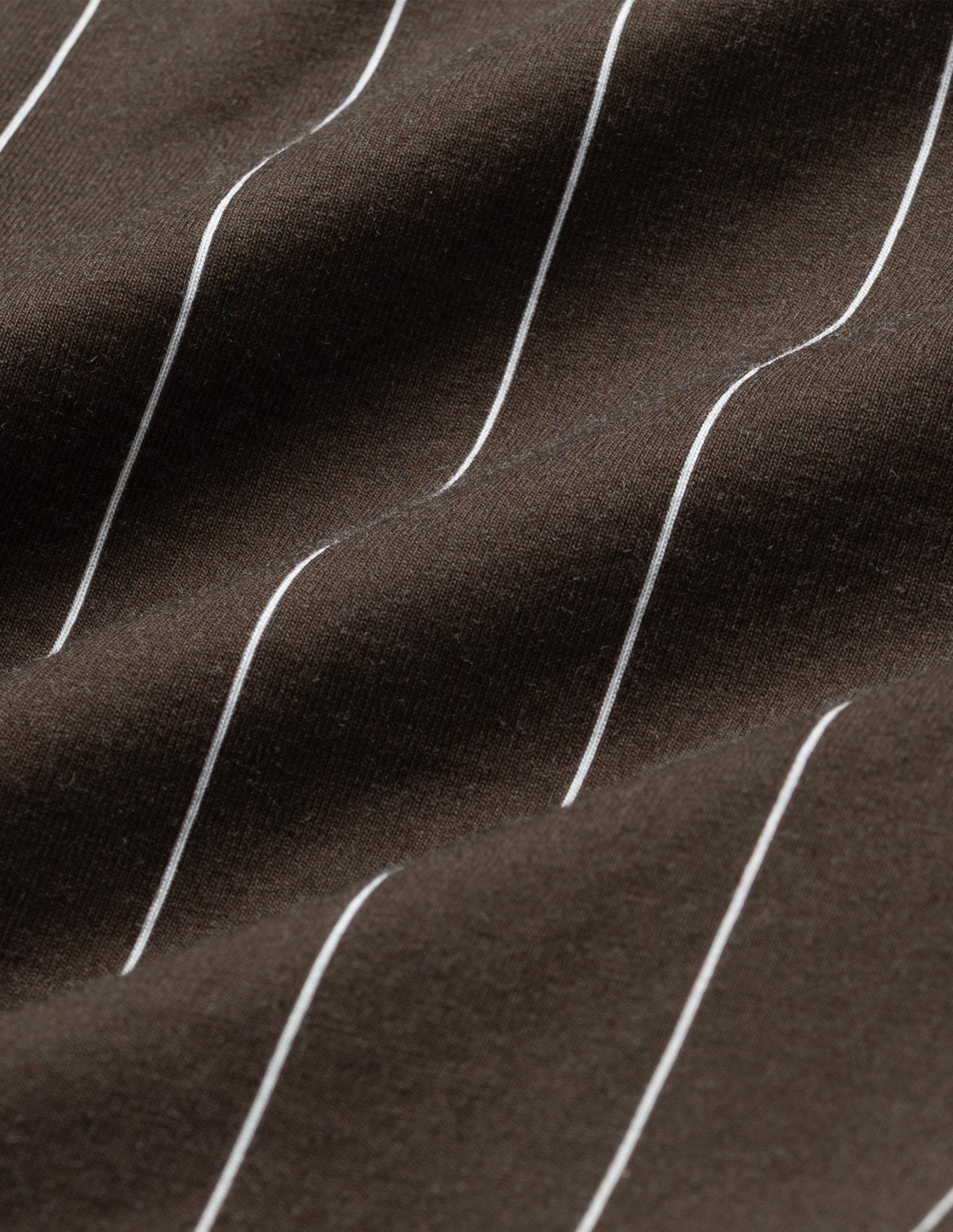 Classic Shirt Brown Pinstripes Slim