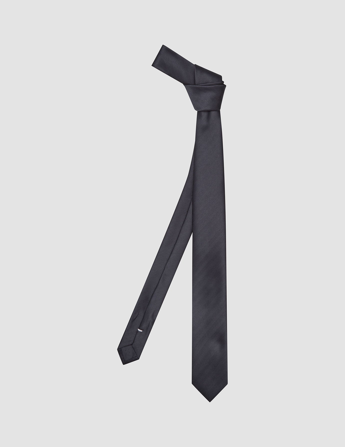 Tie Herringbone Black