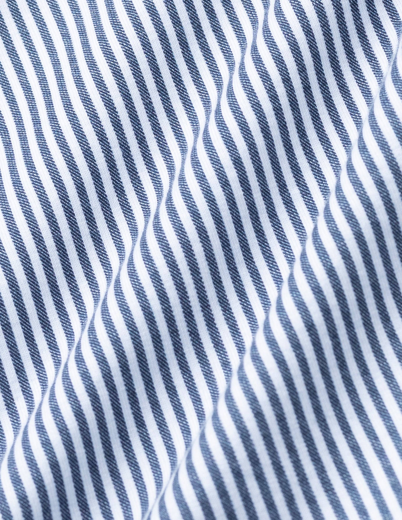 Classic Shirt Marine Herringbone Regular