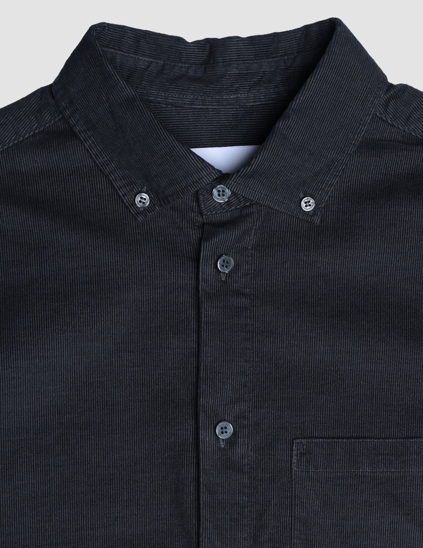 Corduroy Shirt Dark Grey