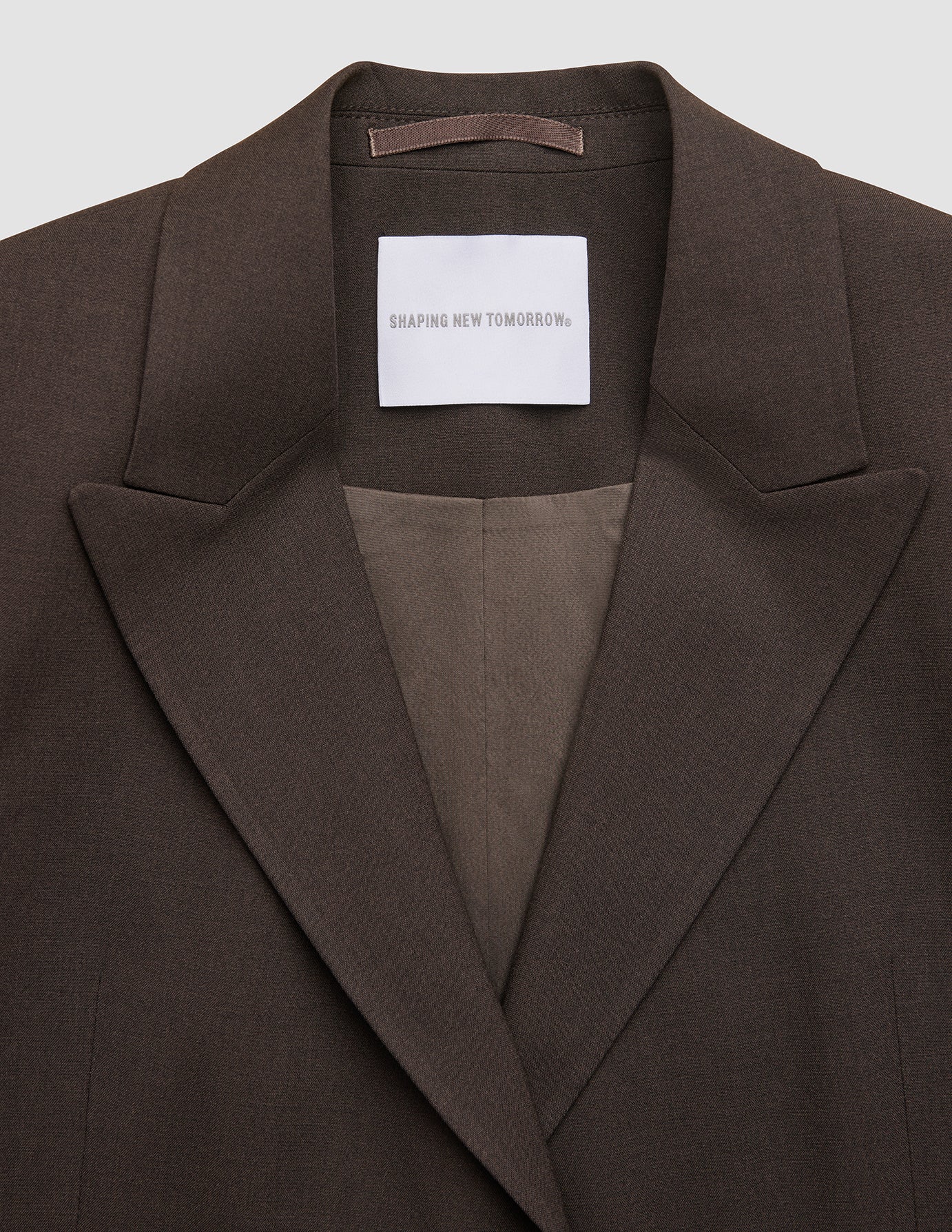 Women Ease Blazer Mocha Melange