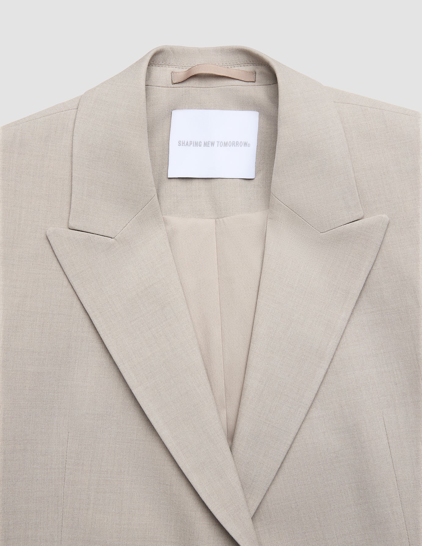Women Ease Blazer Vanilla Melange