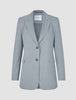 Women Ease Blazer Steel Melange