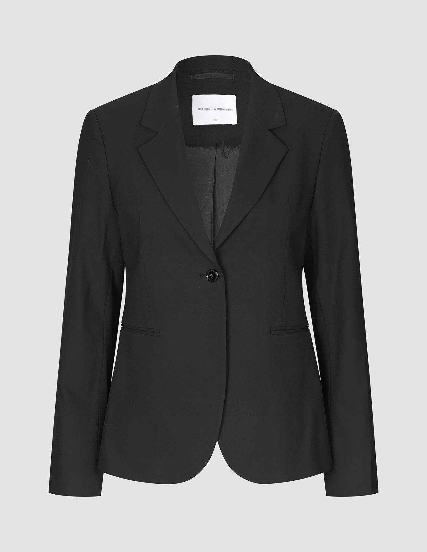 Women Ease Fitted Blazer Black