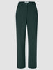 Women Ease Pants Straight Evergreen