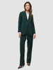 Women Ease Pants Straight Evergreen