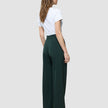 Women Ease Pants Wide Evergreen