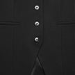 Women Ease Long Vest Black