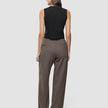 Women Ease Short Vest Black