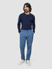 Ease Pants Regular Blue Mirage