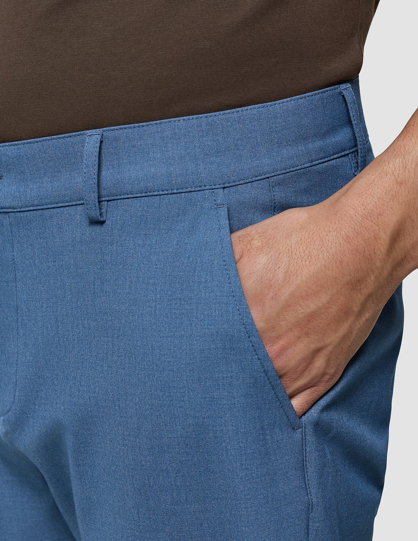 Ease Pants Slim Blue Mirage