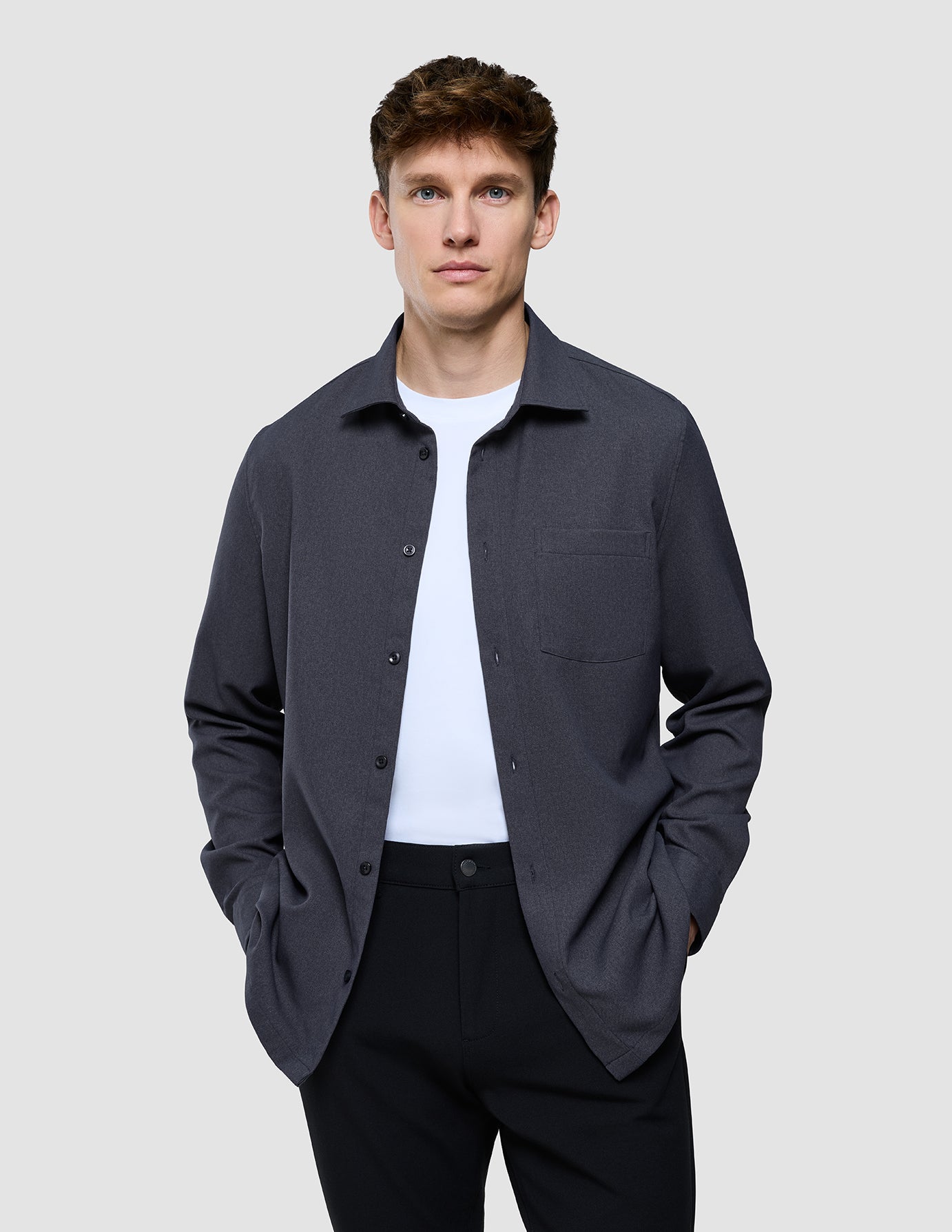 Effortless Shirt Dark Grey