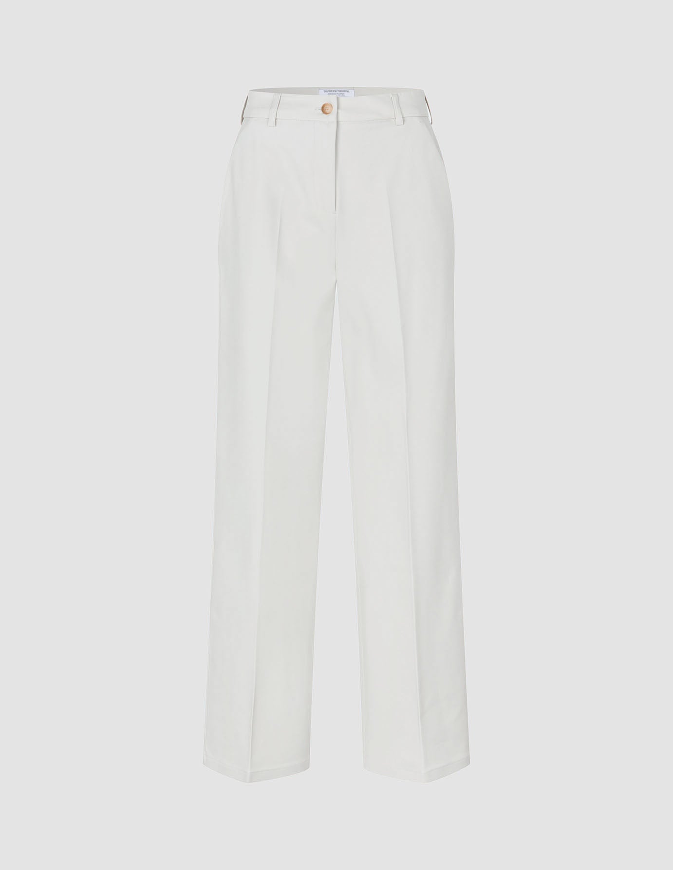 Women Essential Pants Wide Off White