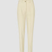 Women Essential Pants Tapered Misty Yellow