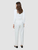 Women Essential Pants Tapered Off White