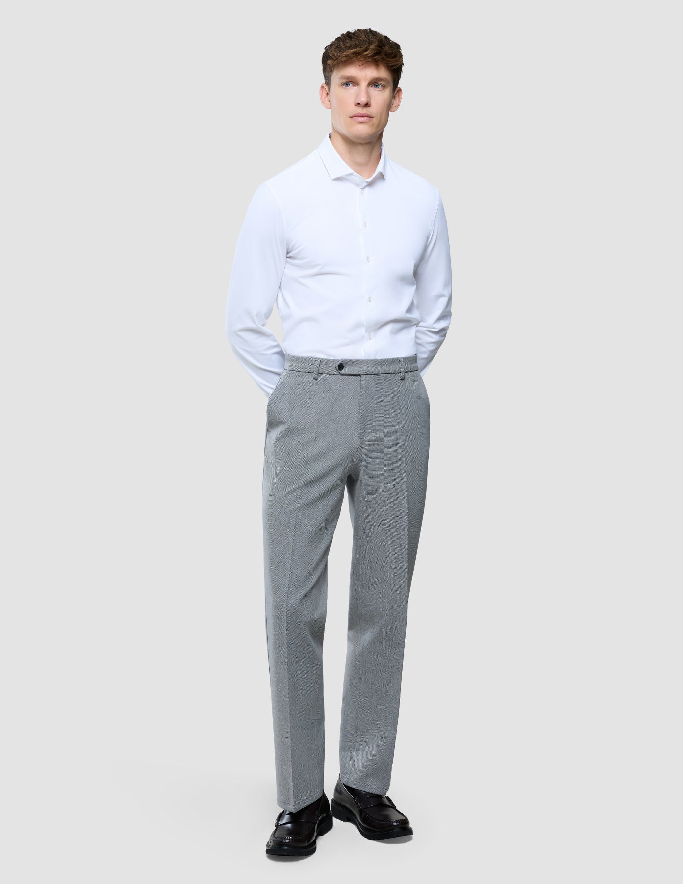 Essential Suit Pants Relaxed Fit Ash Twill