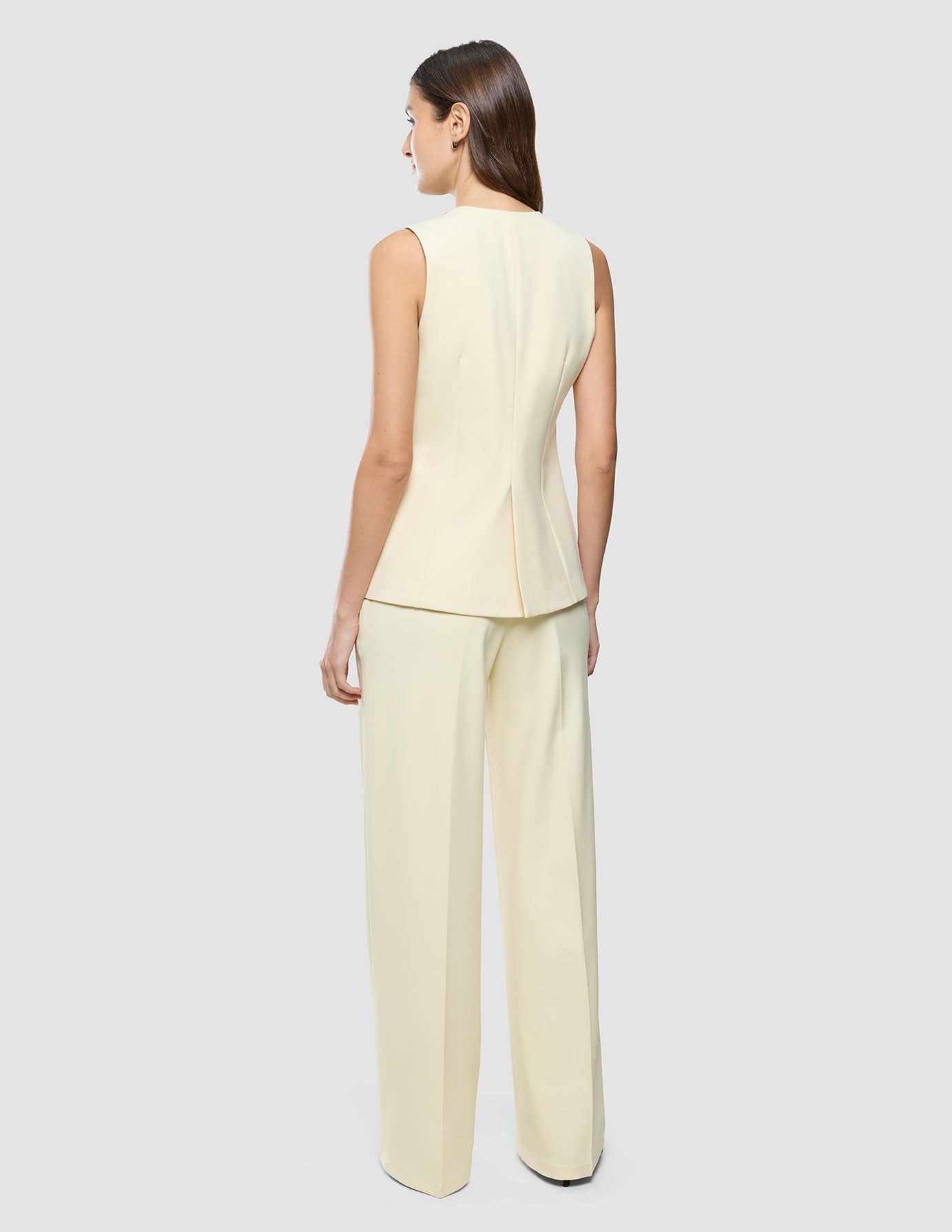 Essential Set Long Vest & Wide Pants