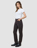 Women Evelin Jeans Tapered Chocolate