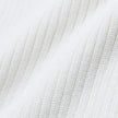 Women Fine Knit Rib Long Sleeve Off White