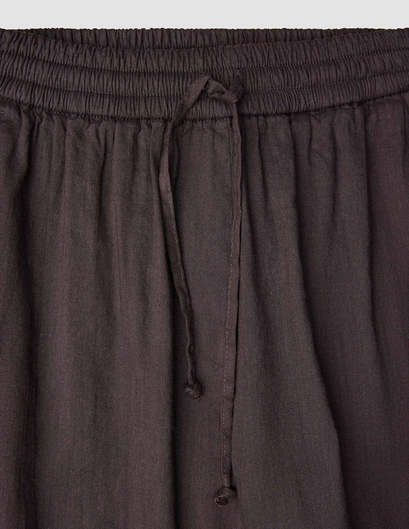 Women's Linen Pants Relaxed Espresso