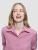 Women's Linen Shirt Dusty Cerise