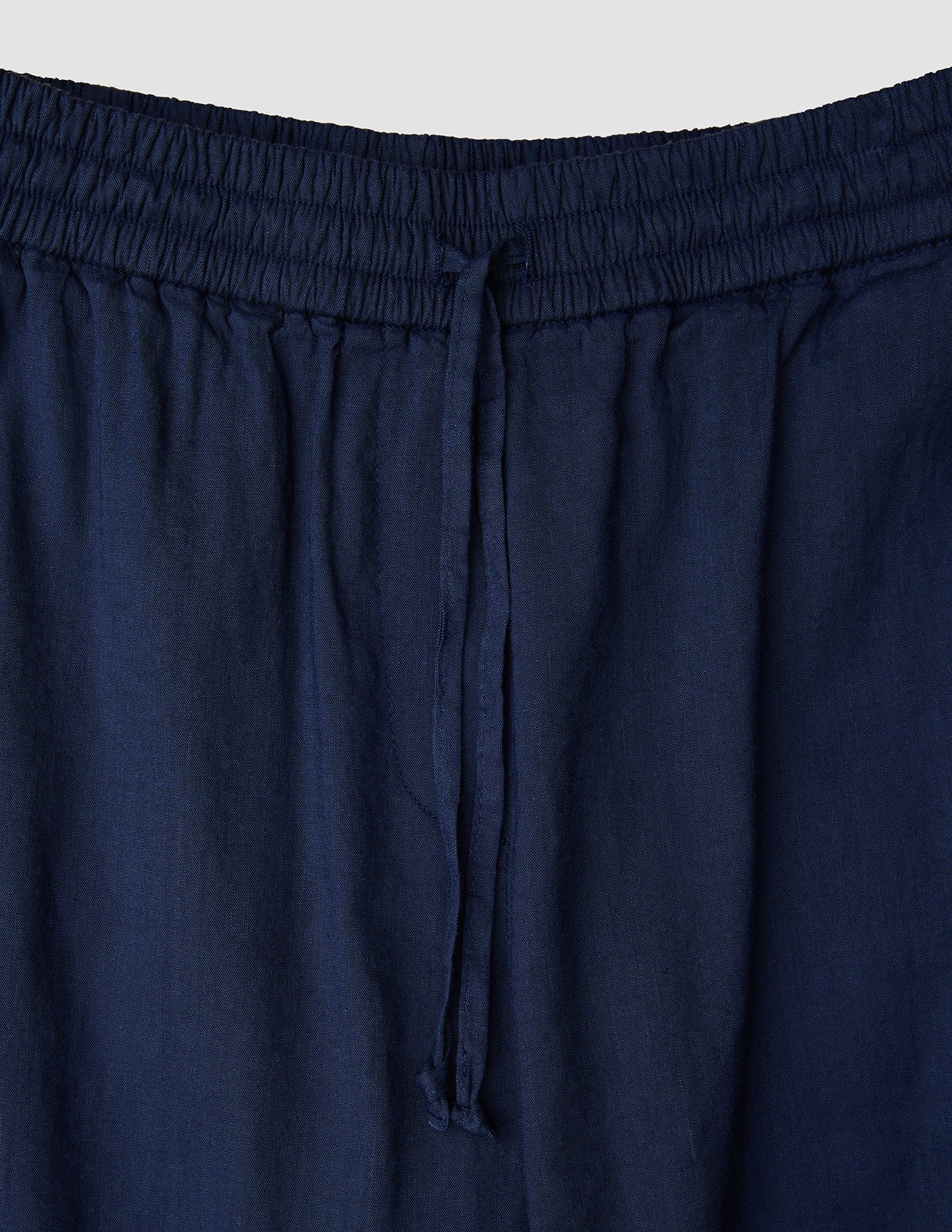 Women Linen Shorts Relaxed Night Sky