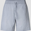 linen set stone grey top relaxed shorts