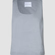 Women Linen Top Stone Grey