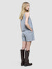 linen set stone grey top relaxed shorts
