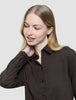 Women's Linen Shirt Espresso